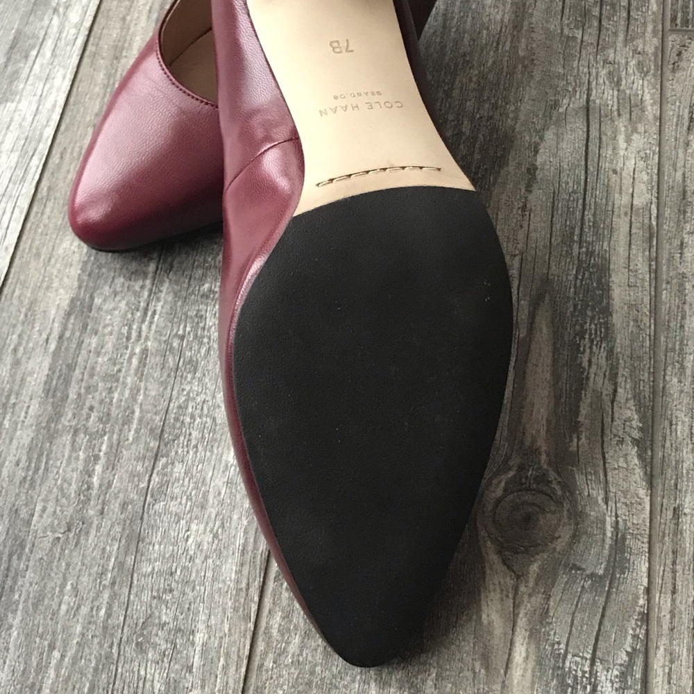 Cole Haan Red Pump Heels - Picture 4 of 8
